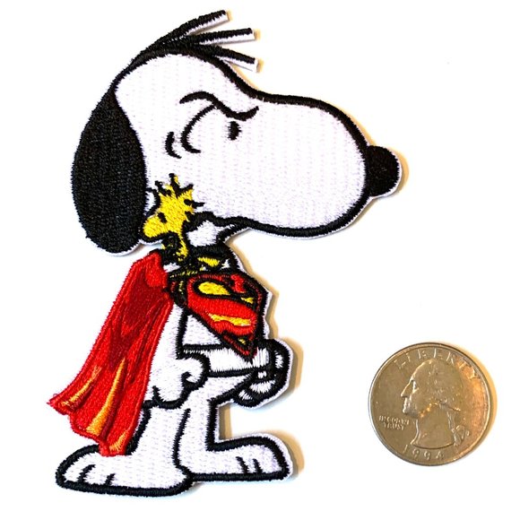 Snoopy patch iron on Woodstock Peanuts DIY Super - Picture 1 of 1